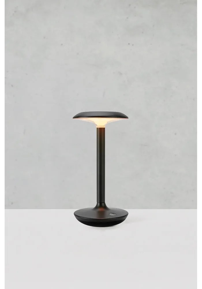 Черна LED настолна лампа (височина 20 cm) Petit – Markslöjd