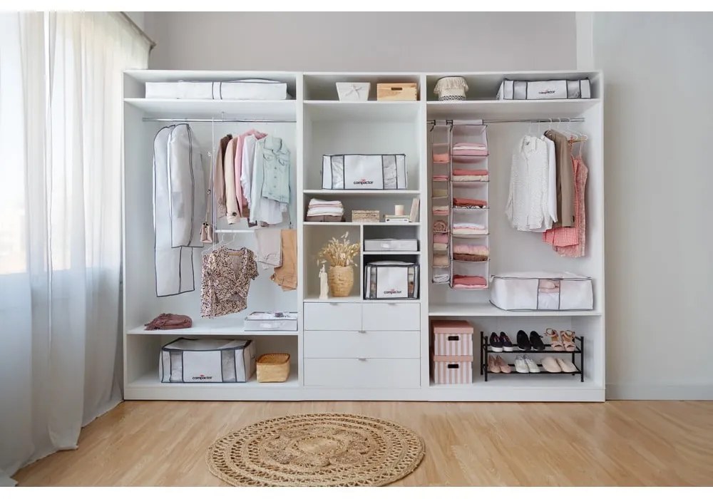 Вакуумна подсилена текстилна кутия за съхранение на дрехи 42x25x25 cm Life – Compactor