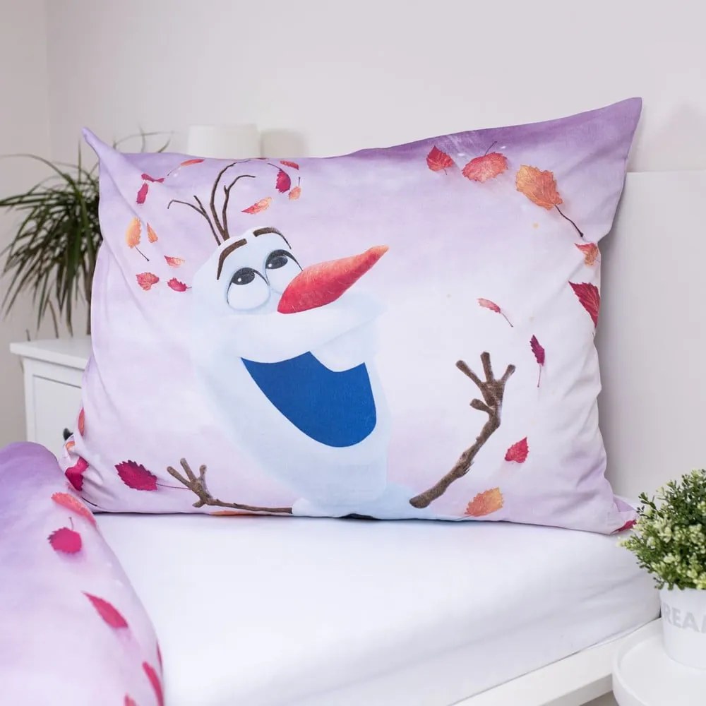 Единично памучно детско спално бельо 140x200 cm Frozen "Sky" – Jerry Fabrics