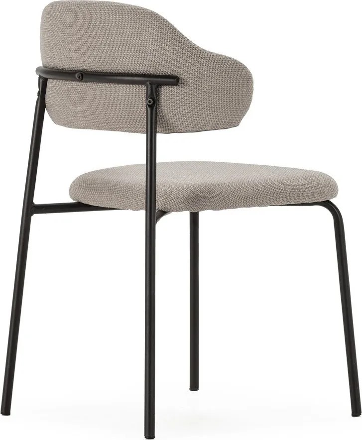 Светлосиви трапезни столове в комплект от 4 бр. Adriel – Marckeric