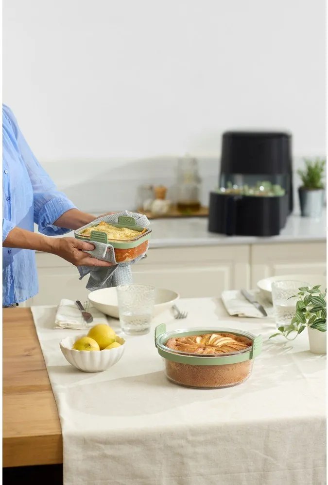 Стъклена форма за печене 18,5x17,5 cm – Lékué