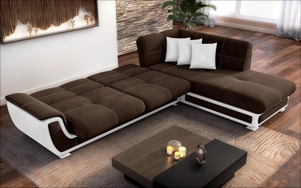 Разтегателен ъглов диван + клик-клак механизъм Принцес II