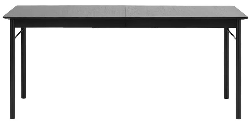 Черна трапезна маса 95x180 cm Savona – Unique Furniture