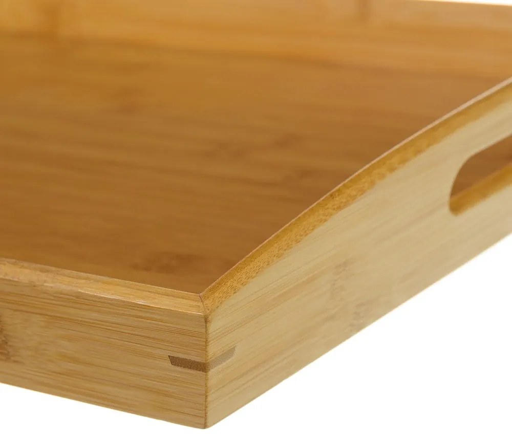 Дървен поднос от бамбук, 58 x 38 cm - Casa Selección