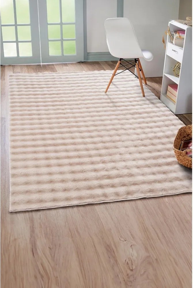 Кремав килим подходящ за пране 120x170 cm Bubble Emarald – Mila Home