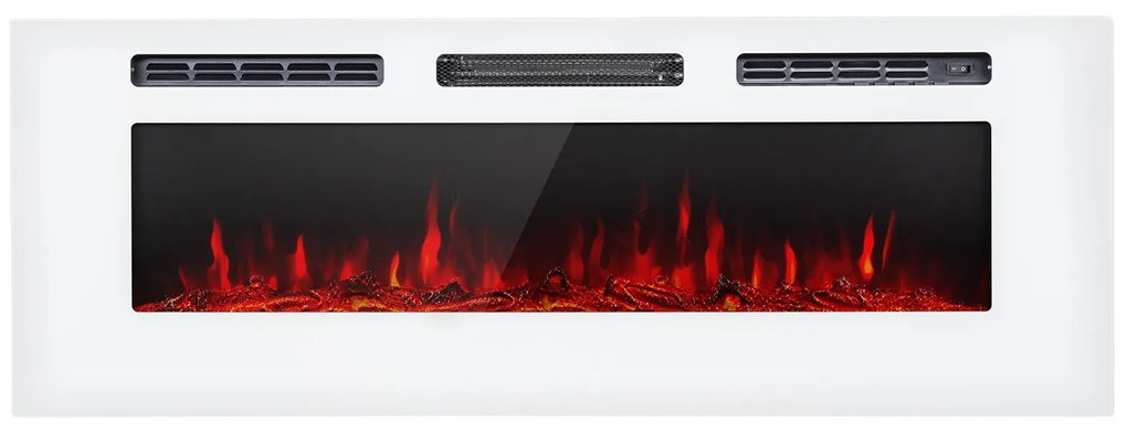 Klarstein Galeras, електрическа камина за стена и вграждане, 1800 W, LED, 3 цвята, таймер