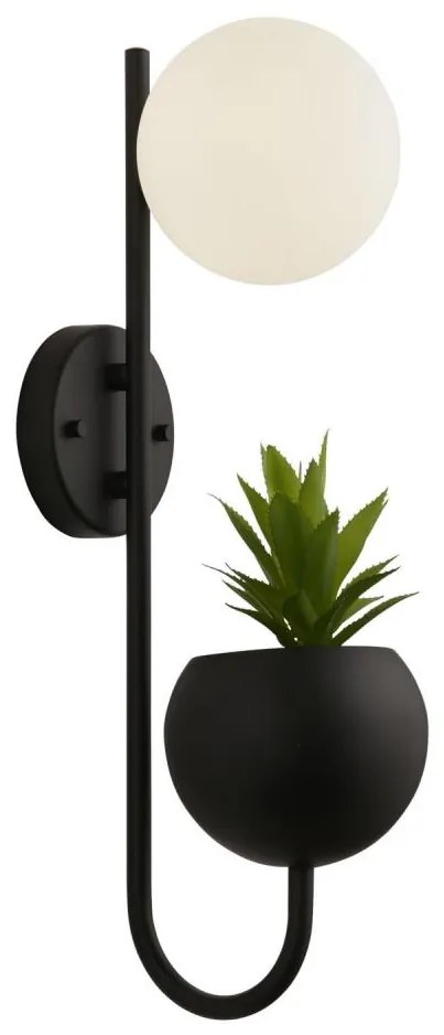 Searchlight 61220BK - Стенно осветително тяло LUNAR 1xG9/4W/230V