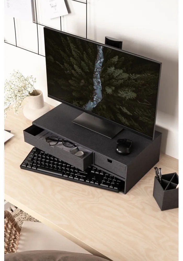 Картонен органайзер с чекмеджета за докумнети Ted Canvas Paper Laminate – Bigso