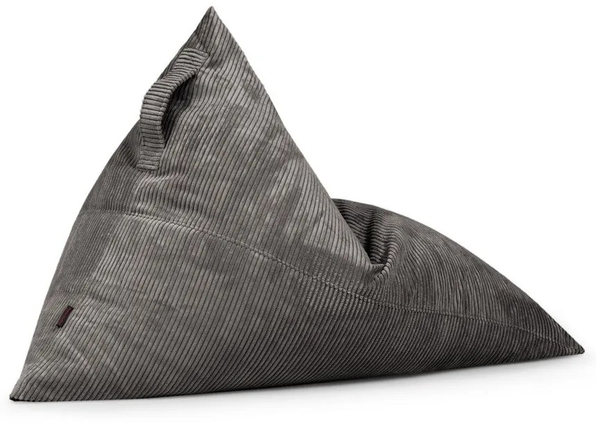 Син пуф от рипсено кадифе Razz – SLOWDOWN