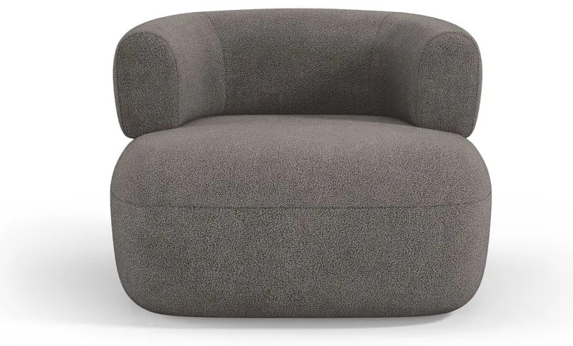 Сиво кресло от плат букле Jenny – Micadoni Home