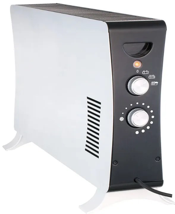 Вентилаторен конвектор ZEPHYR ZP 1974 FT, 2000W, Турбо вентилатор, Термостат, Бял