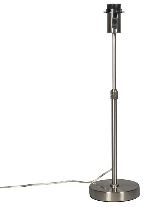 Модерна настолна лампа стоманена регулируема - Parte