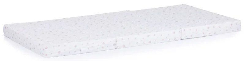 CHIPOLINO Сгъваем матрак 60/120/6 БЯЛ/ПУДРА ЗВЕЗДИ