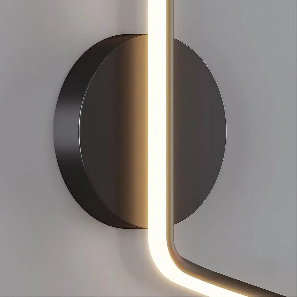 СТЕННА ЛАМПА LED LHJ061-W BLACK