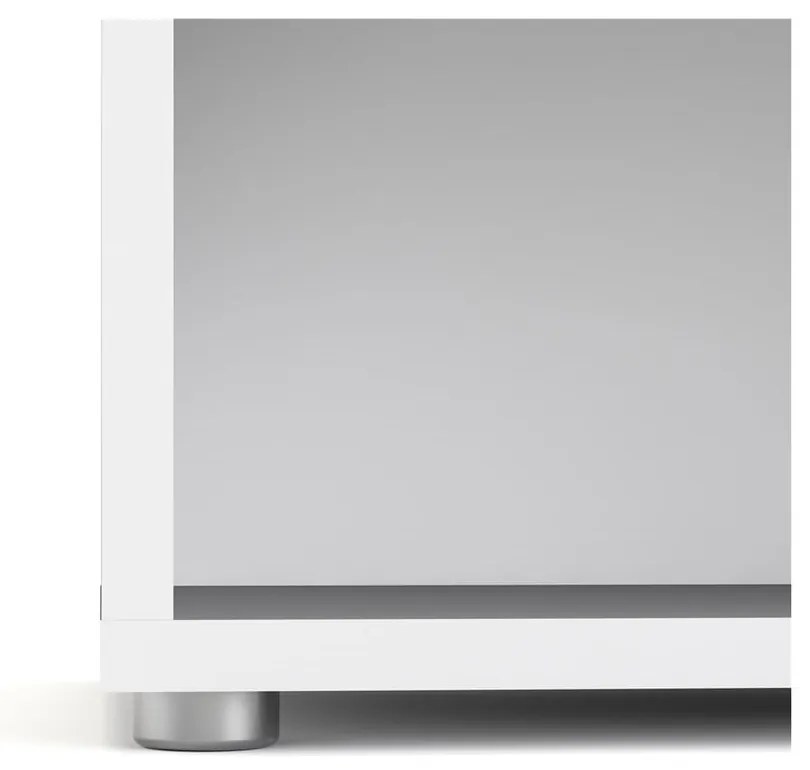 Бял модулен шкаф за книги 89x222 cm Prima - Tvilum