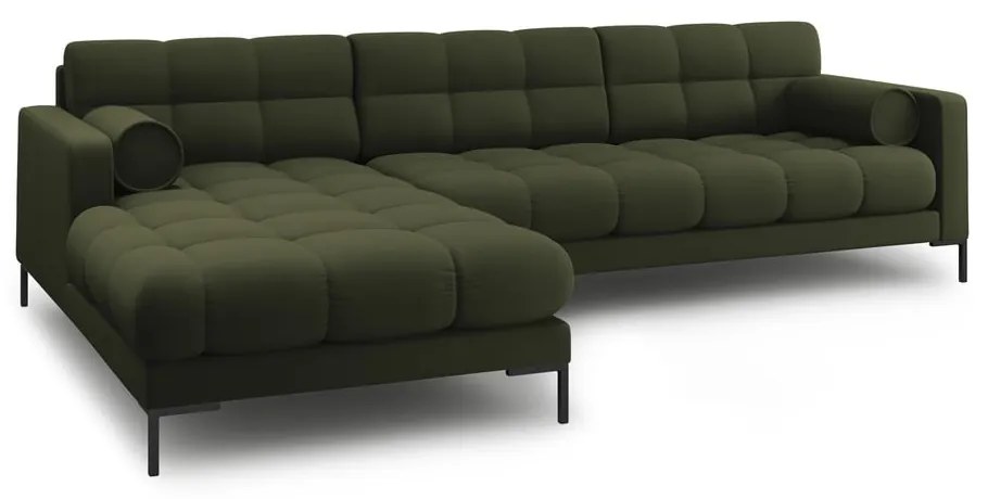 Зелен ъглов диван (ляв ъгъл) Bali – Cosmopolitan Design