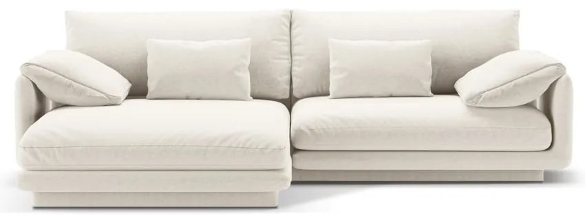 Бял ъглов диван (ляв ъгъл) Torino – Micadoni Home