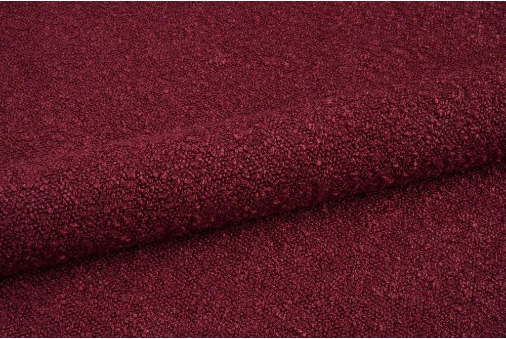 Диван от бургундско букле 210 cm Essen - Cosmopolitan Design