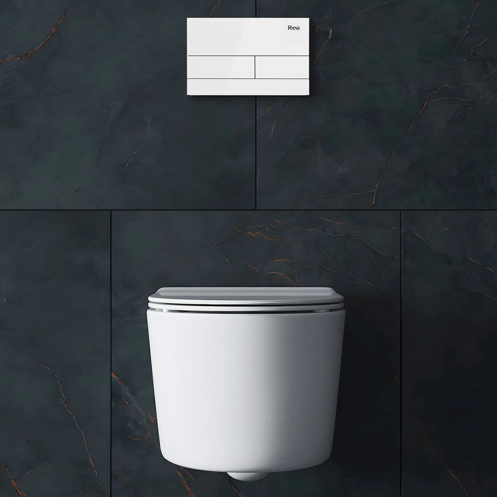 КОМПЛЕКТ СТЕЛАЖ ЗА ВГРАЖДАНЕ Е  K011A-Q Rea T White Glass