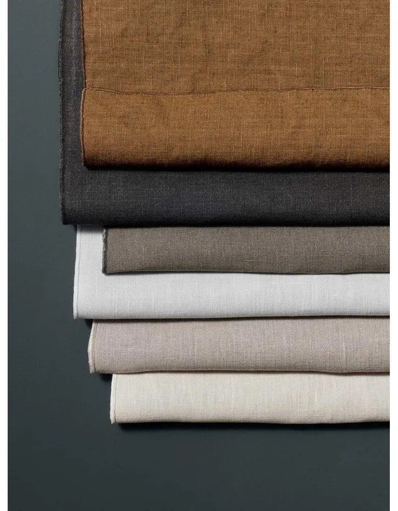 Черна ленена салфетка , 42 x 42 cm - Blomus