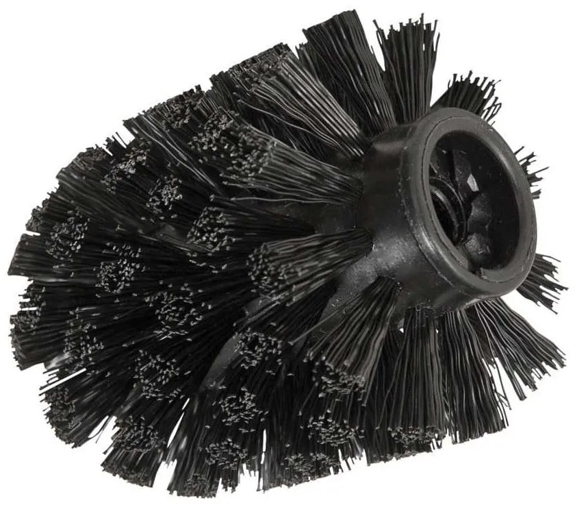 Черна сменяема четка за тоалетна Ø 6,5 cm - Wenko
