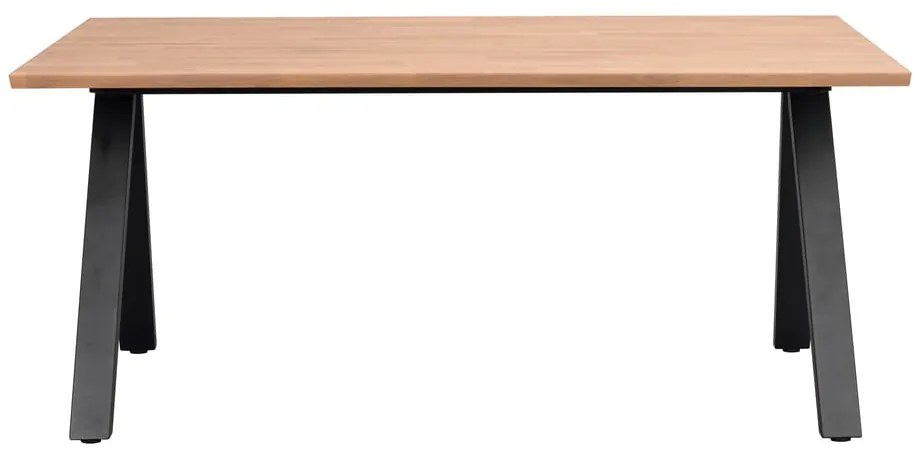 Сгъваема маса за хранене с дъбов плот 170x100 cm Carradale - Rowico