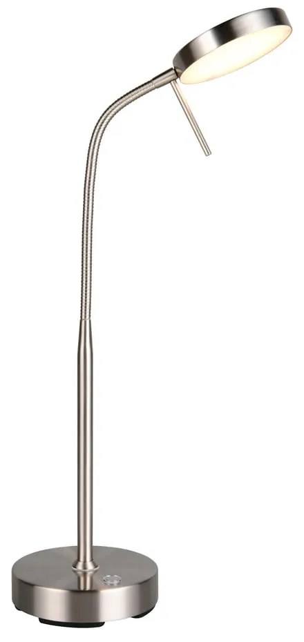 LED настолна лампа сребърна (височина 45 cm) Moreno – Reality