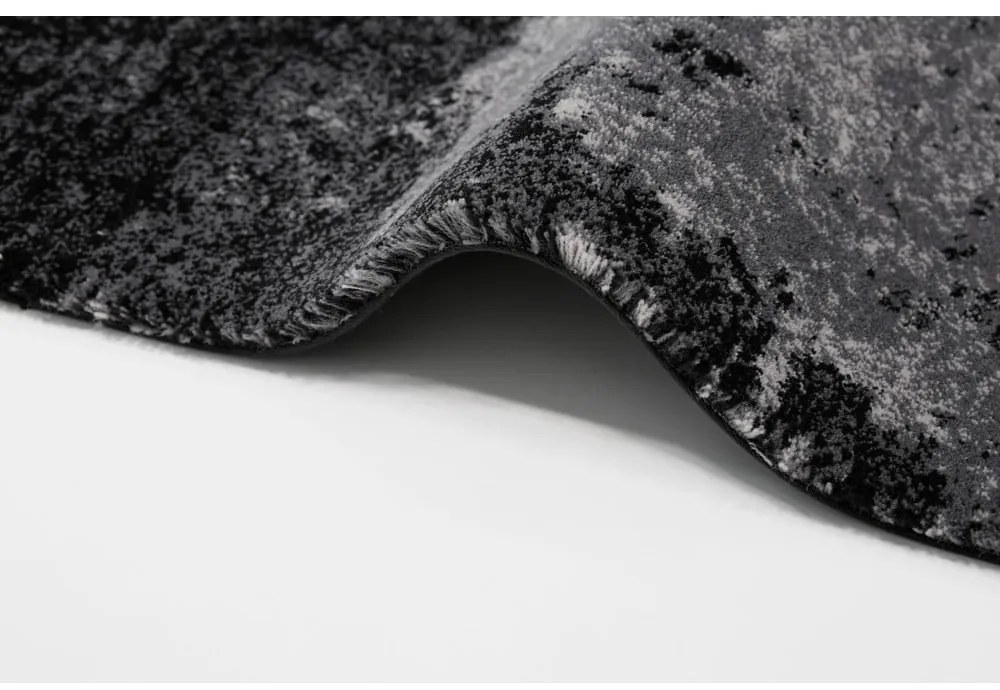 Тъмносив вълнен килим 200x300 cm Bran - Agnella