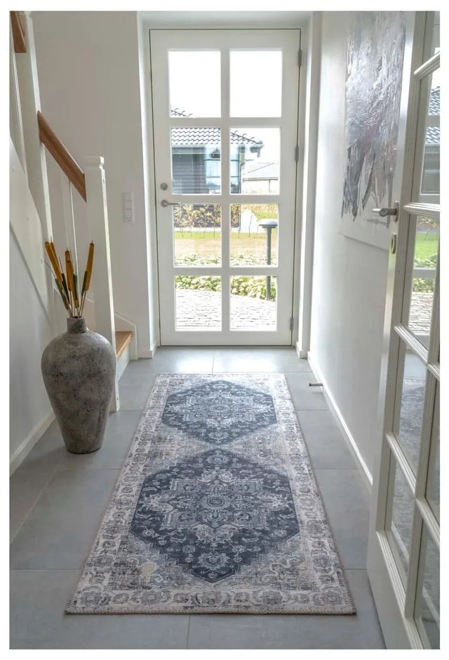 Син килим 200x80 cm Havana - House Nordic