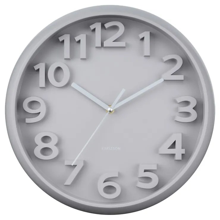 Стенен часовник ø 33,5 cm Elevated Classic Numbers – Karlsson