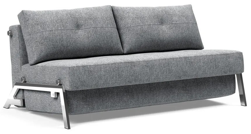 Сив разтегателен диван Chrome Twist Granite, 100 x 167 cm Cubed - Innovation