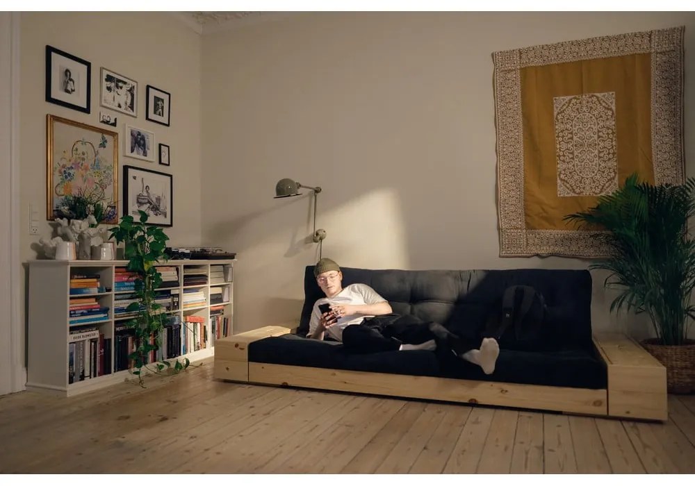Зелен разтегателен диван 244 cm Base – Karup Design