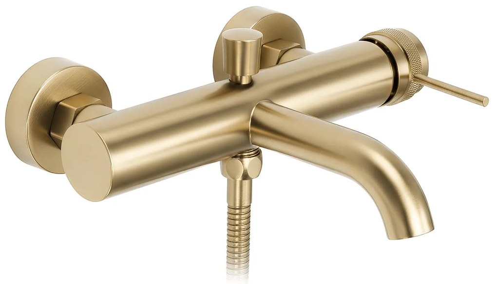 Смесител за вана Rea Lungo Grip Brush Gold