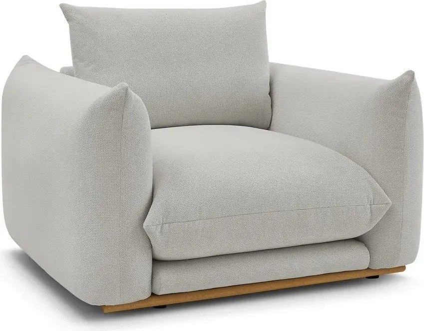 Светлосиво кресло Ernest – Bobochic Paris