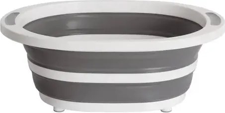 Купа 5five, Сива/Бяла, Сгъваема, 8 l, С тапа