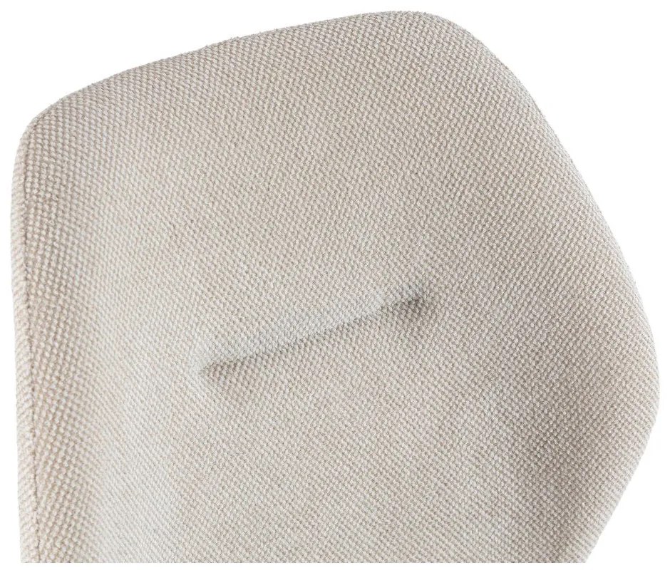 Кремави тапицирани трапезни столове в комплект 4 бр. Ansu – Marckeric