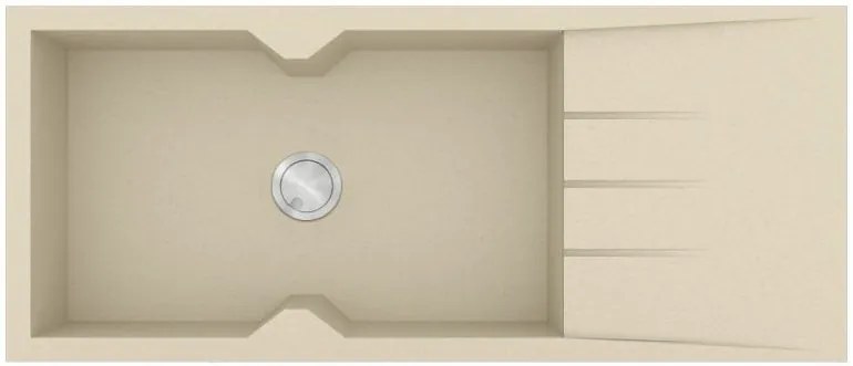 Мивка Sanitec 116 1B 1D-Ocra