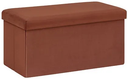 Пейка със съхранение atmosphera Tess, Кадифе, Сгъваема - Син