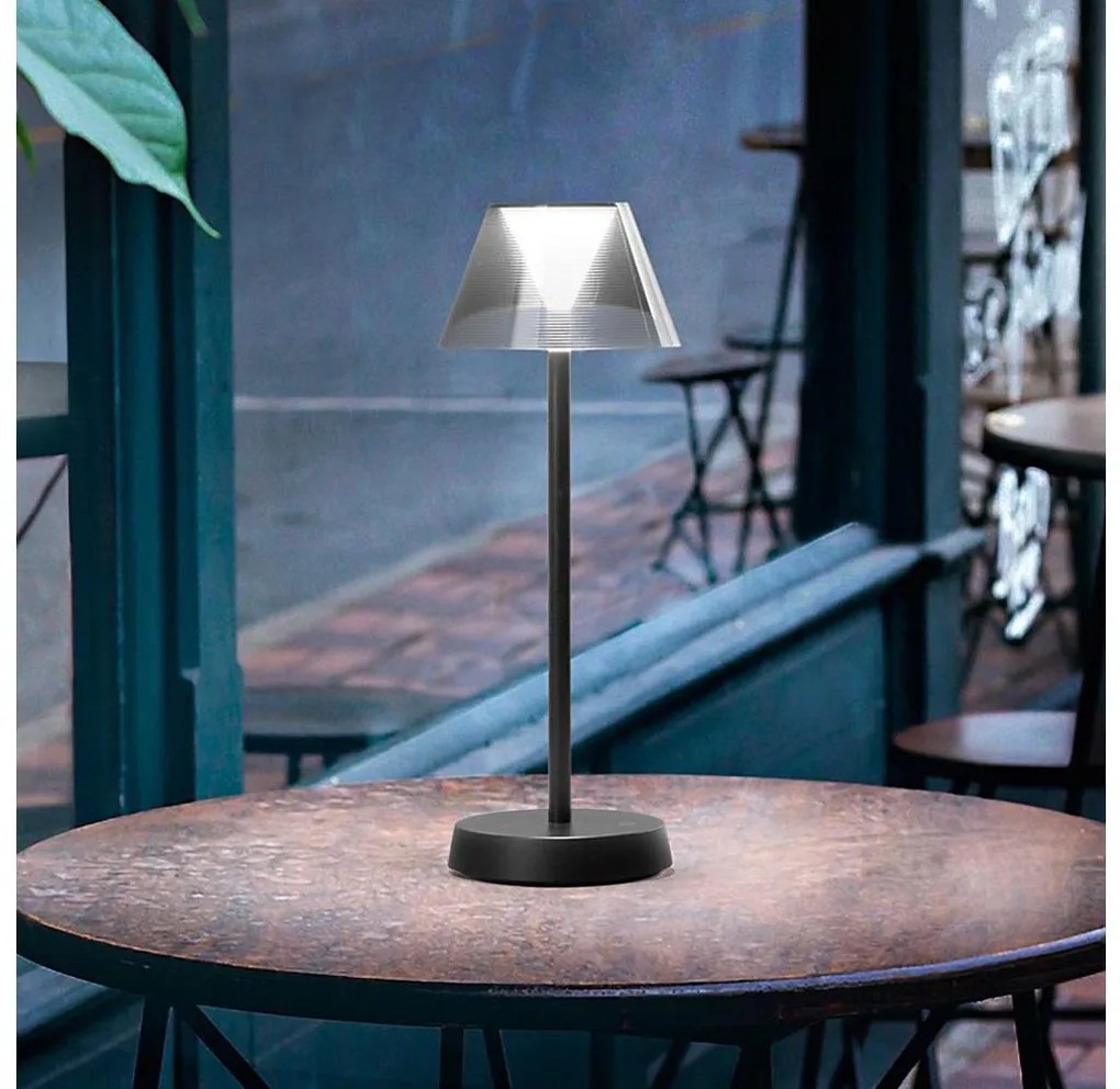 Ideal Lux - LED регулируема сензорна лампа LOLITA LED/2,8W/5V IP54 черна