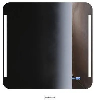 LED огледало за баня с нагревател, 110x136см, Inter Ceramic, ICL 1838