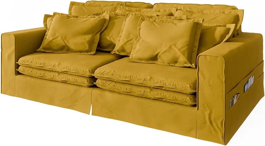 Жълт диван 236 cm Nora – Ropez