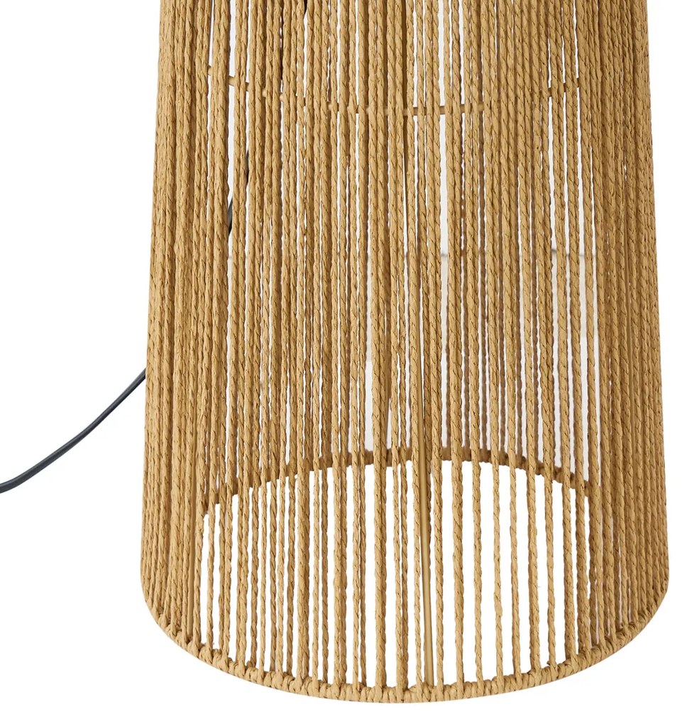 Japandi подова лампа естествена с абажур - Dart