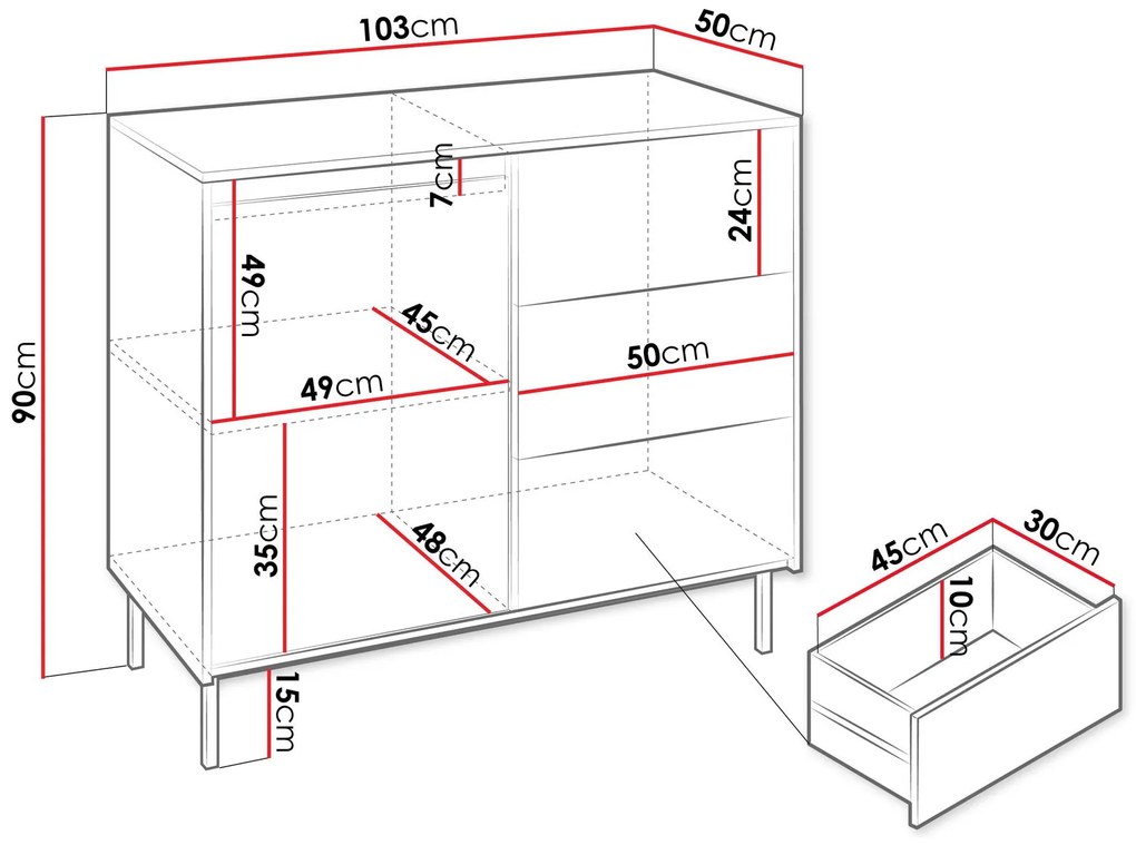 Бюфет Mizo mini-Mauro