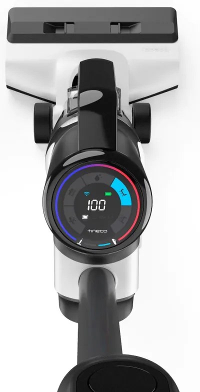 Вертикална прахосмукачка Tineco Floor One S5 Combo Plus, 22W, 0.45 л мръсна/0.5 л чиста/0.16 л прах, Wi-Fi, iLoop Smart Sensor, Самопочистване, Автономия 22 мин, До 90м2, Черен