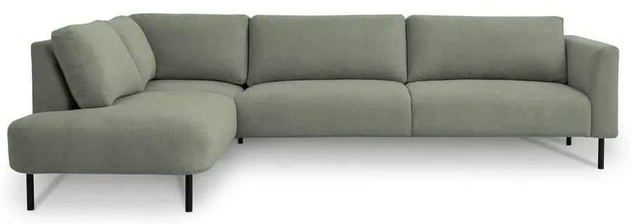 Зелен ъглов диван (ляв ъгъл) Hero – Scandic
