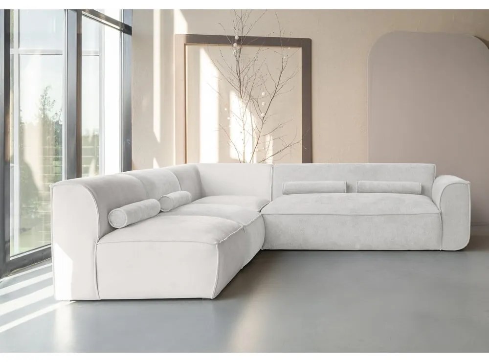 Кремав ъглов диван (ляв ъгъл) Flex Felix – Miuform