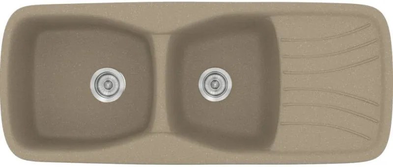 Мивка Sanitec 311-Granite Taupe