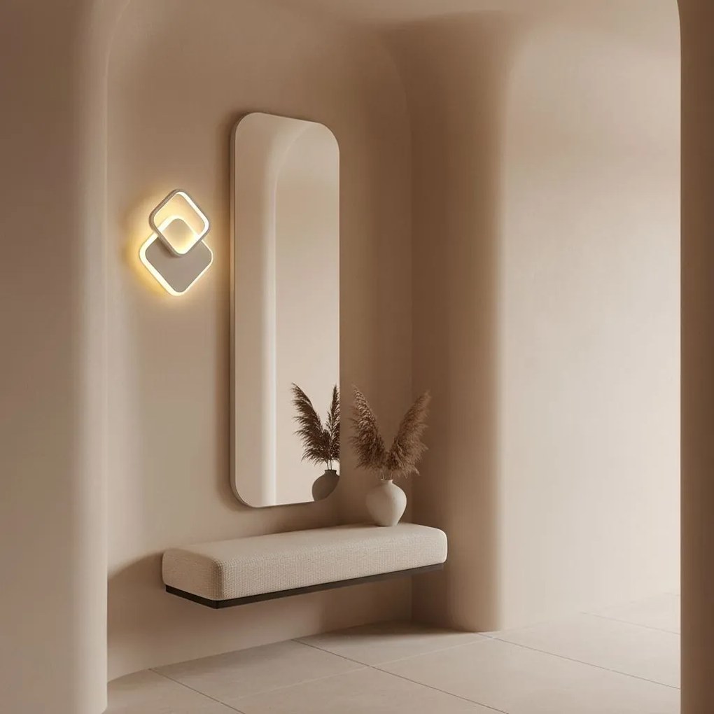 СТЕННА ЛАМПА LED LHJ080-W WHITE