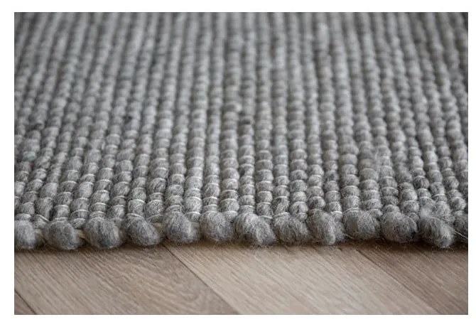 Сив вълнен килим 400x300 cm Auckland - Rowico