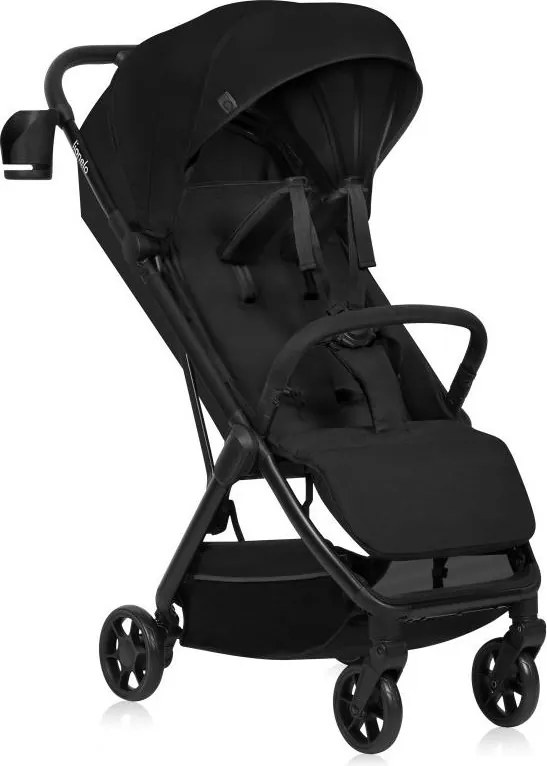 Lionelo - спортна бебешка количка JULIE AIR Черен Оникс